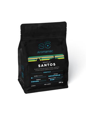 Aromaniac, Brazílie Santos, szemes kávé, 100% arabika